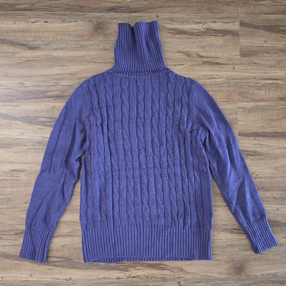 ANN TAYLOR LOFT PURPLE WOMENS SWEATER SIZE SMALL